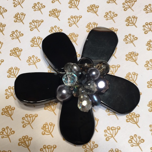 Jewelry - Flower black brooch NEW handmade Jewelry - Flower black brooch NEW handmade